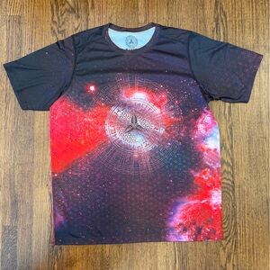 Mothership Glass Flower of Life shirt-XL